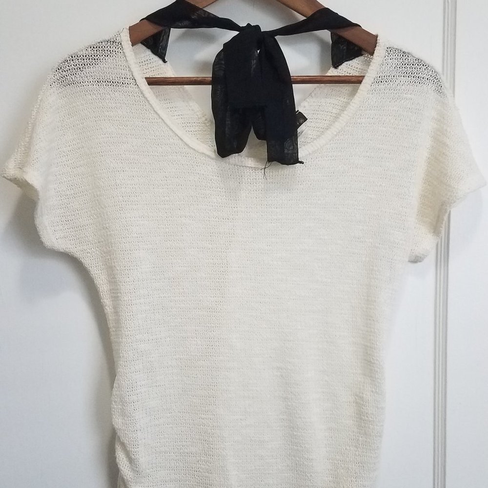 Lavish Maternity cream blouse